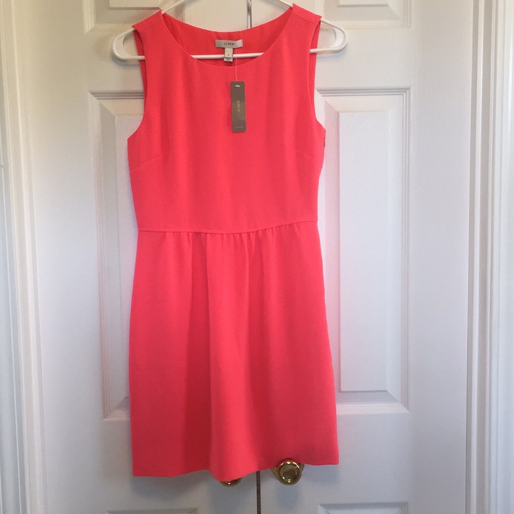 Coral J Crew Dress Size 0 New w/ Tags